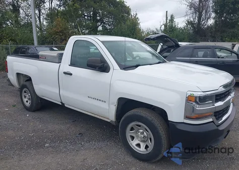 2017 Chevrolet Silverado 1500 Wt из США, поврежденный, VIN 1GCNCNEH0HZ252038